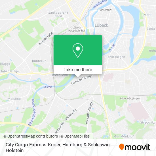 City Cargo Express-Kurier map