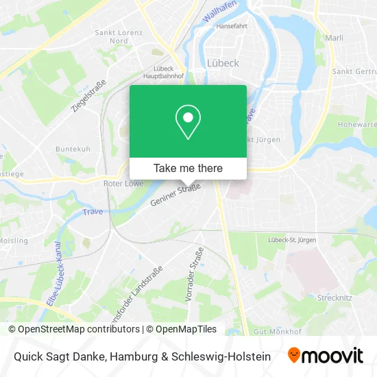 Карта Quick Sagt Danke