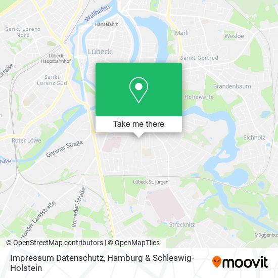 Impressum Datenschutz map