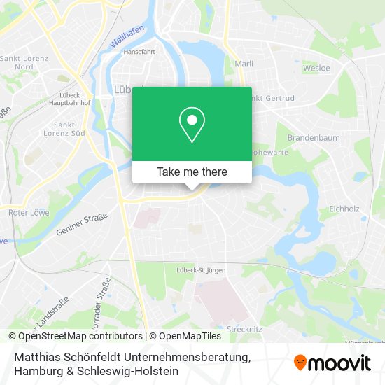 Matthias Schönfeldt Unternehmensberatung map