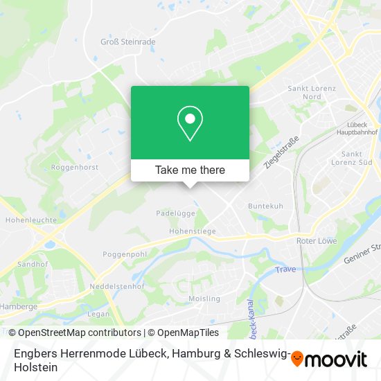 Engbers Herrenmode Lübeck map