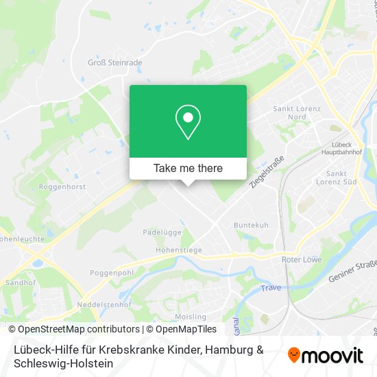 Lübeck-Hilfe für Krebskranke Kinder map