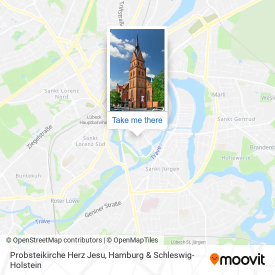 Карта Probsteikirche Herz Jesu