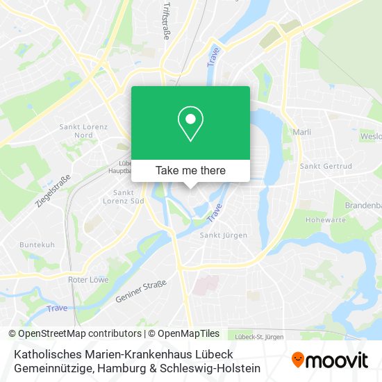 Katholisches Marien-Krankenhaus Lübeck Gemeinnützige map