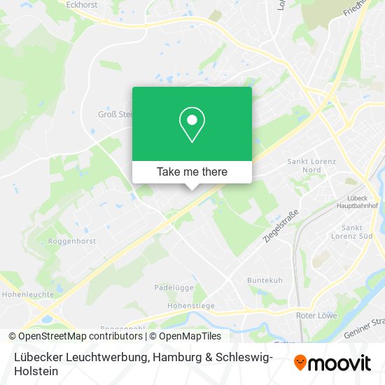 Lübecker Leuchtwerbung map