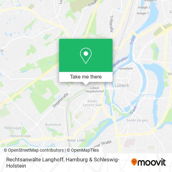 Карта Rechtsanwälte Langhoff