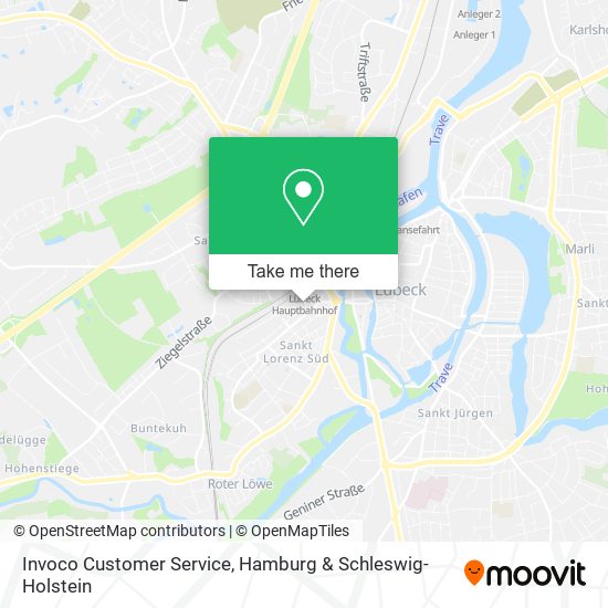 Invoco Customer Service map