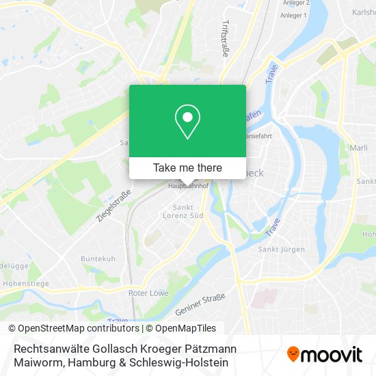 Rechtsanwälte Gollasch Kroeger Pätzmann Maiworm map