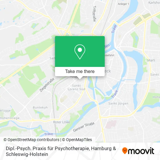 Карта Dipl.-Psych. Praxis für Psychotherapie