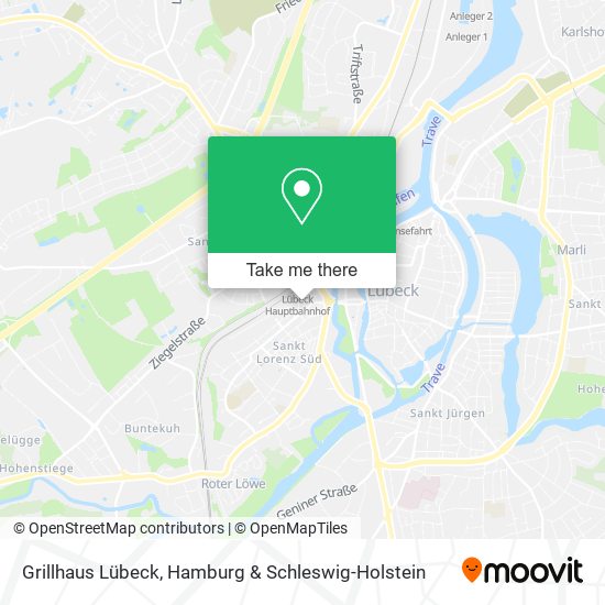 Grillhaus Lübeck map