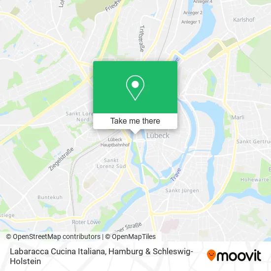 Карта Labaracca Cucina Italiana