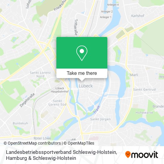 Landesbetriebssportverband Schleswig-Holstein map