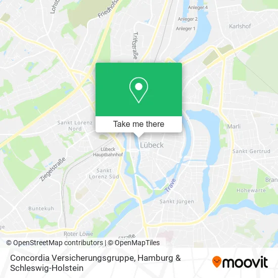 Карта Concordia Versicherungsgruppe