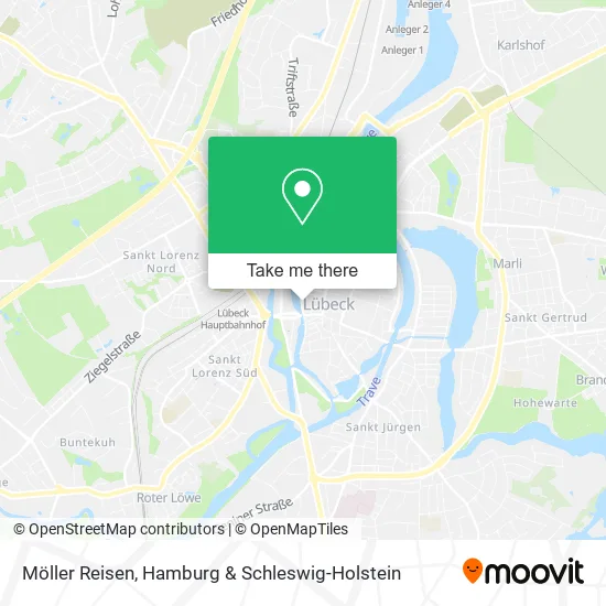 Карта Möller Reisen