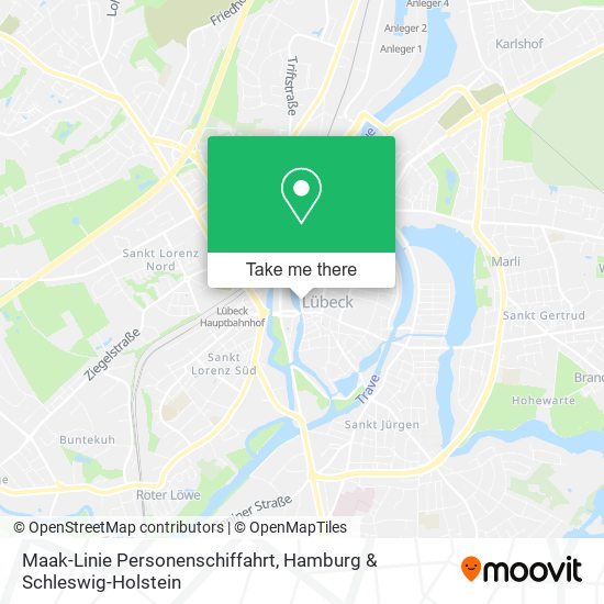 Maak-Linie Personenschiffahrt map