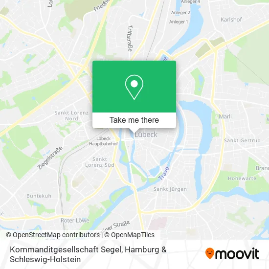 Карта Kommanditgesellschaft Segel