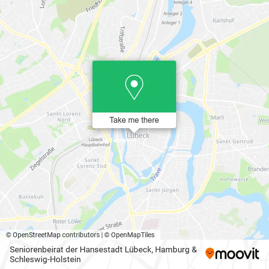 Карта Seniorenbeirat der Hansestadt Lübeck
