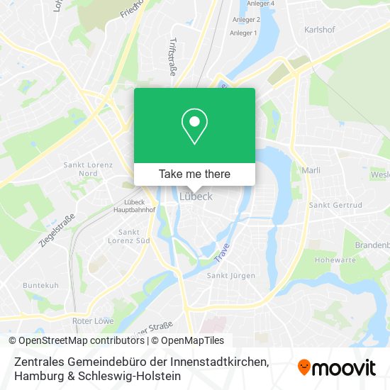 Карта Zentrales Gemeindebüro der Innenstadtkirchen