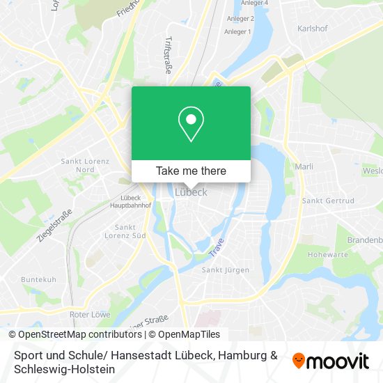 Карта Sport und Schule/ Hansestadt Lübeck