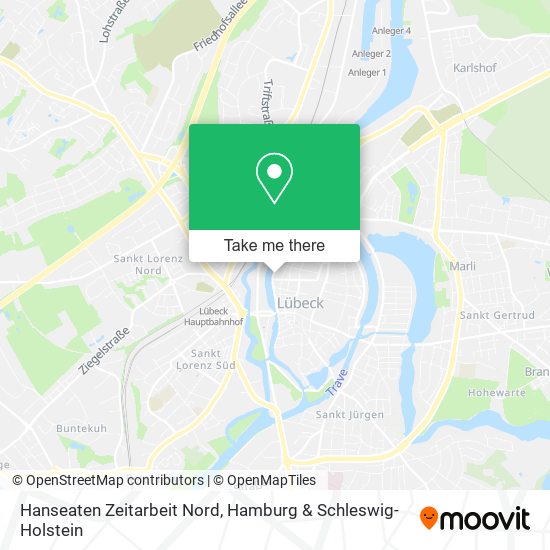 Hanseaten Zeitarbeit Nord map