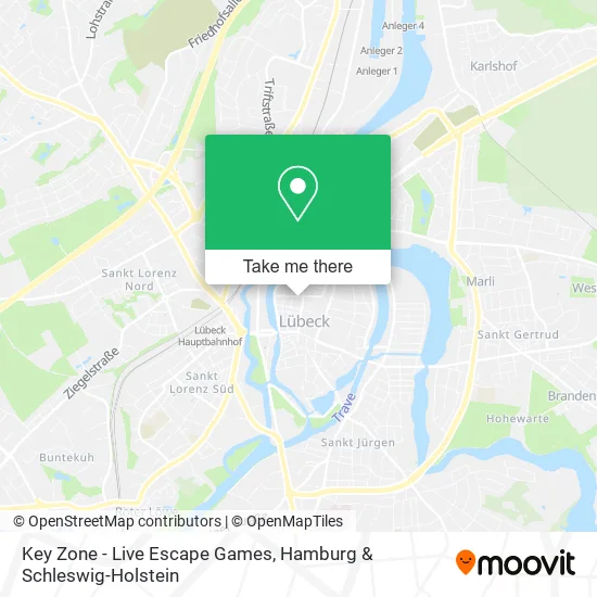 Карта Key Zone - Live Escape Games