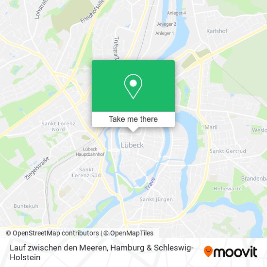 Lauf zwischen den Meeren map