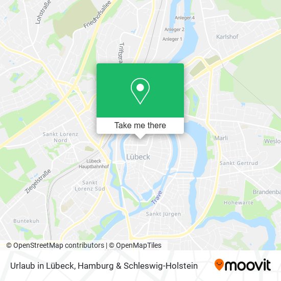 Urlaub in Lübeck map
