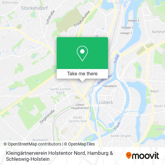 Kleingärtnerverein Holstentor Nord map