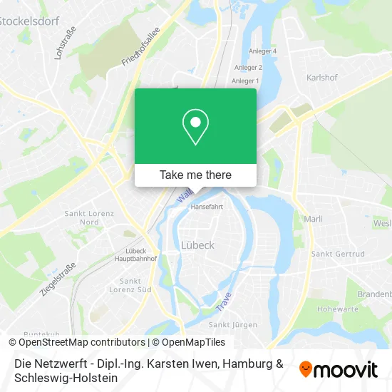 Карта Die Netzwerft - Dipl.-Ing. Karsten Iwen