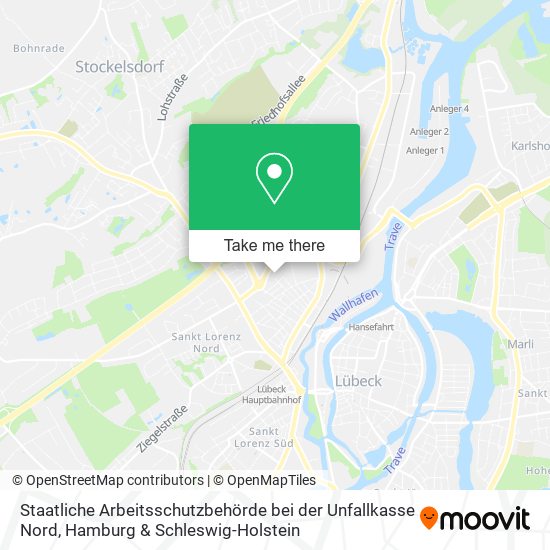 Staatliche Arbeitsschutzbehörde bei der Unfallkasse Nord map