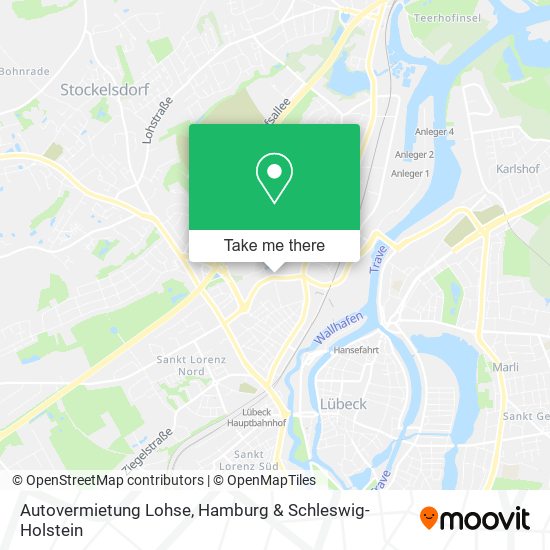 Autovermietung Lohse map