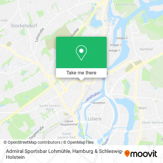Карта Admiral Sportsbar Lohmühle
