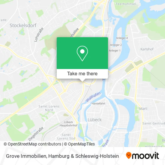 Карта Grove Immobilien