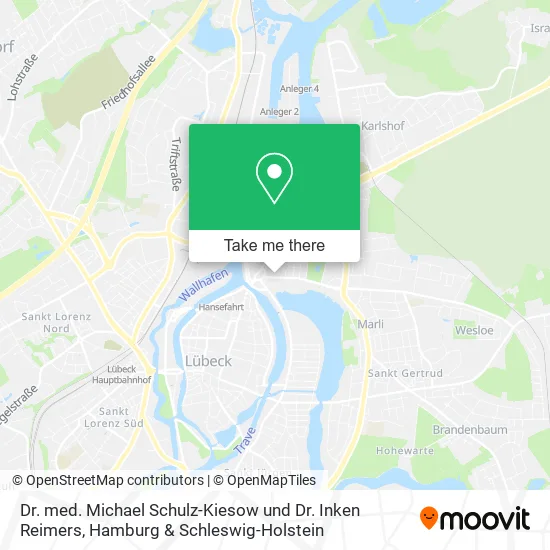 Карта Dr. med. Michael Schulz-Kiesow und Dr. Inken Reimers