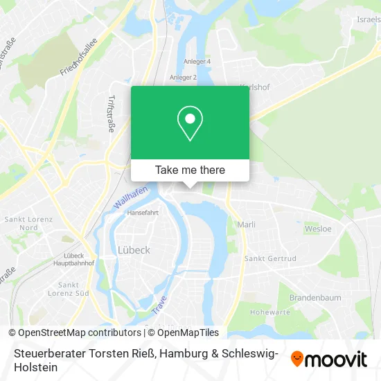 Карта Steuerberater Torsten Rieß