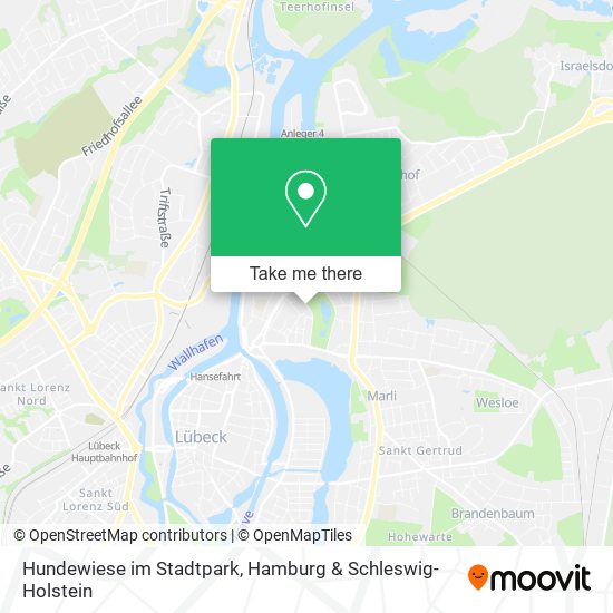 Hundewiese im Stadtpark map