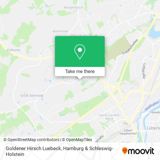 Goldener Hirsch Luebeck map