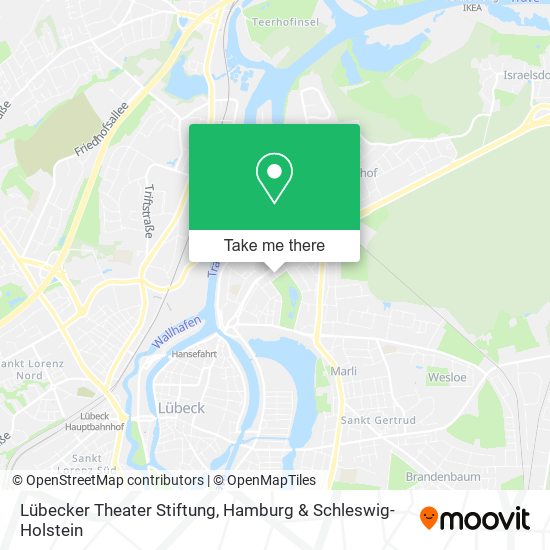 Lübecker Theater Stiftung map