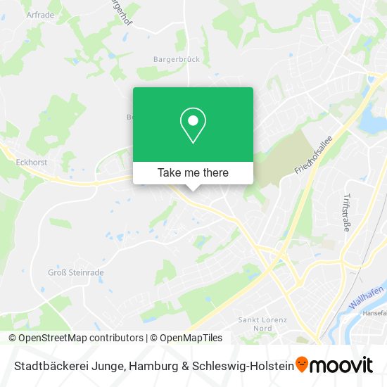 Stadtbäckerei Junge map