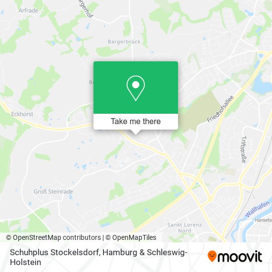 Schuhplus Stockelsdorf map