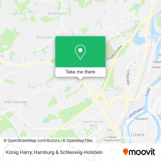 König Harry map