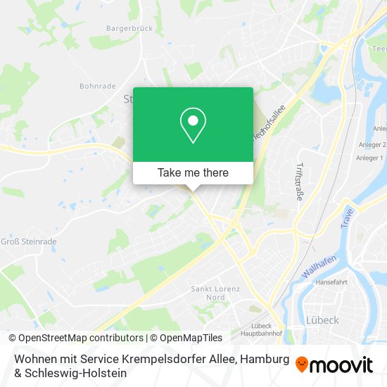 Wohnen mit Service Krempelsdorfer Allee map