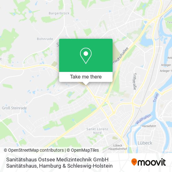 Sanitätshaus Ostsee Medizintechnik GmbH Sanitätshaus map