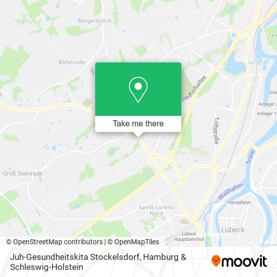 Карта Juh-Gesundheitskita Stockelsdorf