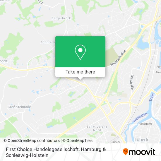 First Choice Handelsgesellschaft map