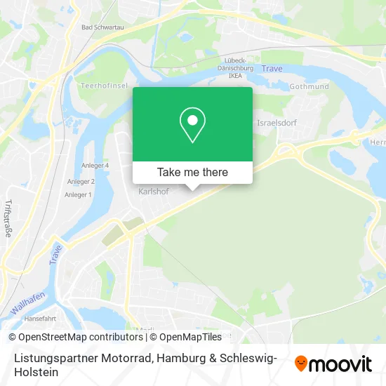 Карта Listungspartner Motorrad