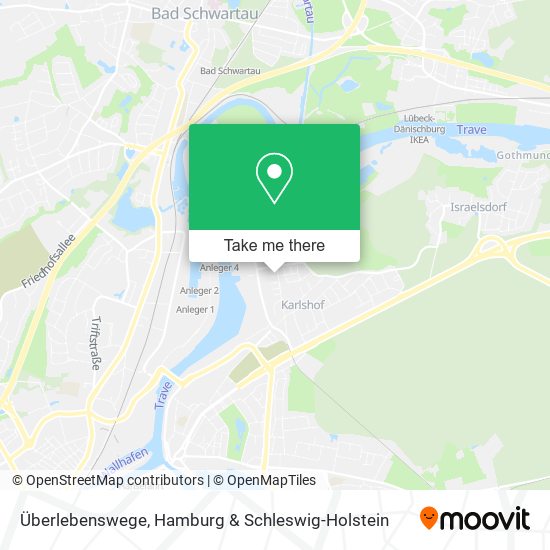 Überlebenswege map