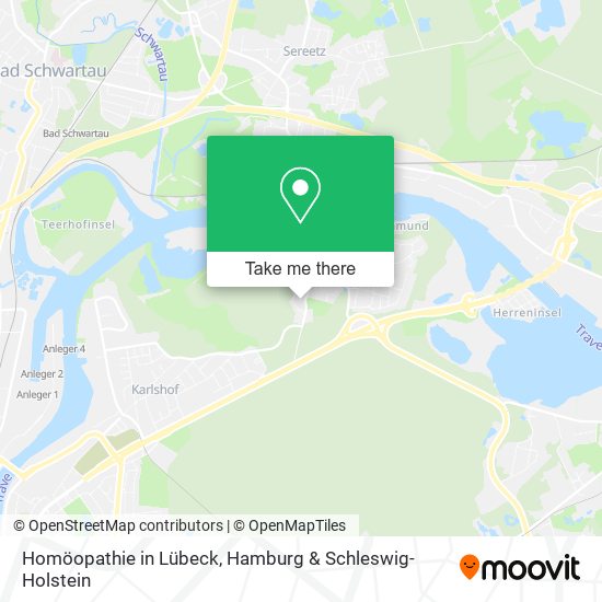 Homöopathie in Lübeck map