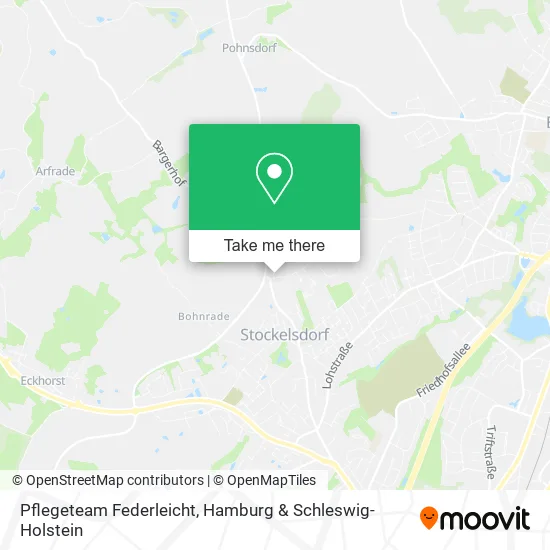 Карта Pflegeteam Federleicht