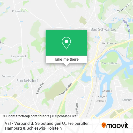 Карта Vsf - Verband d. Selbständigen U.. Freiberufler
